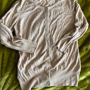 Pearl Studded Cardigan